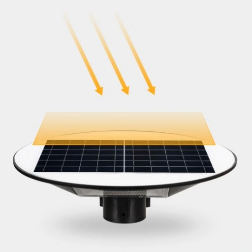 Lampa solarna LED latarnia uliczna UFO czujnik + pilot SuperLED