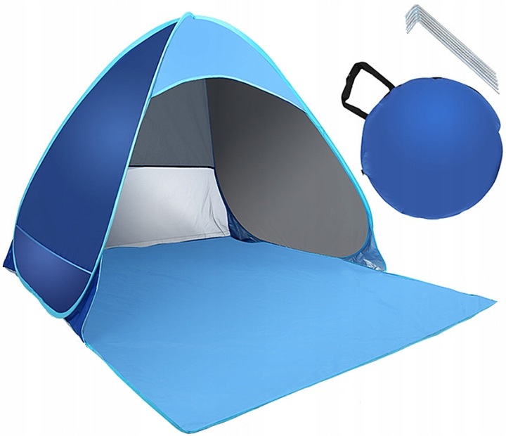 NAMIOT PLAŻOWY SAMOROZKŁADAJĄCY KEMPINGOWY WODOODPORNY OCHRONA SŁONECZNA