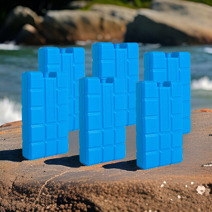 ZESTAW 6 WKŁADÓW 400 ML, 6 x WKŁAD CHŁODZĄCY, DO LODÓWKI TURYSTYCZNEJ