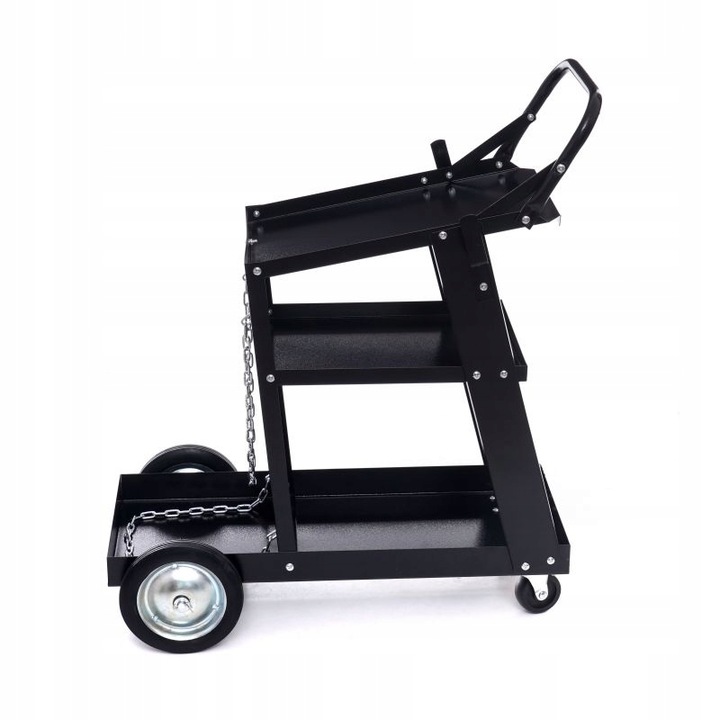 WÓZEK. SPAWALNICZY. DO SPAWAREK z półką na butle METALOWE KÓŁKA POD MIGOMAT