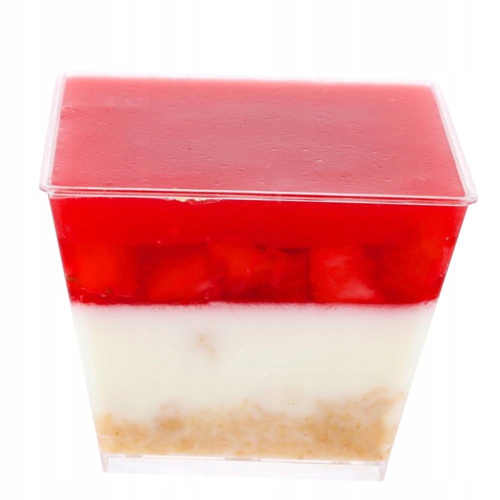 PUCHARKI DO DESERÓW Galaretka Na Mini Deserki Piramida Pojemnik 50szt 120ml