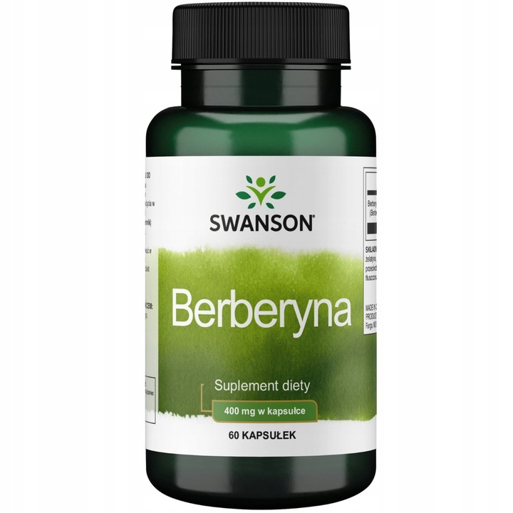 SWANSON BERBERINE HCL 400MG 60K BERBERYNA KRĄŻENIE