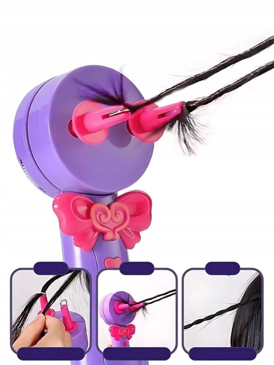 Zaplatarka do włosów zaplatacz studio fryzjerskie maszynka do warkoczyków