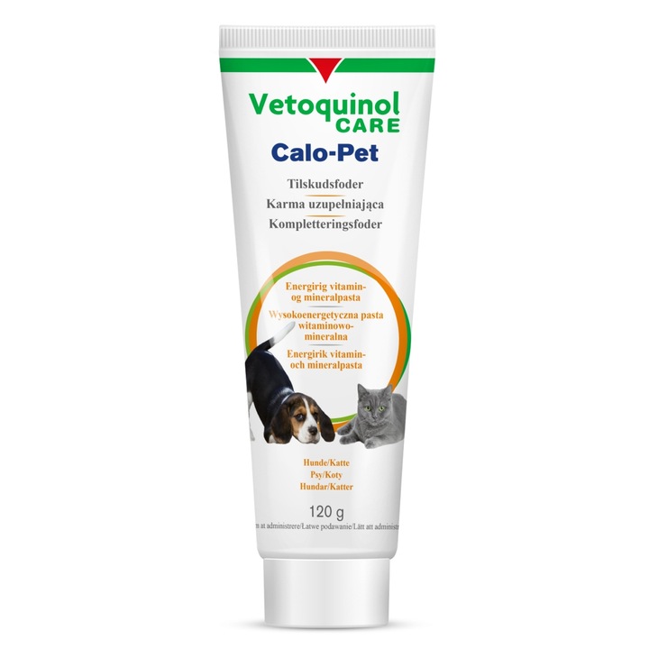 Vetoquinol Calo-Pet 120g Pasta Witaminowo-Mineralna Dla Psa I Kota