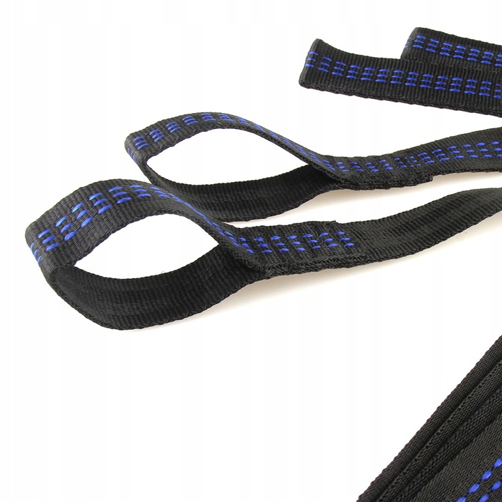 PASY DO MOCOWANIA HAMAKA, 2 SZTUKI, PASY Z 2 KARABIŃCZYKAMI, NA KEMPING