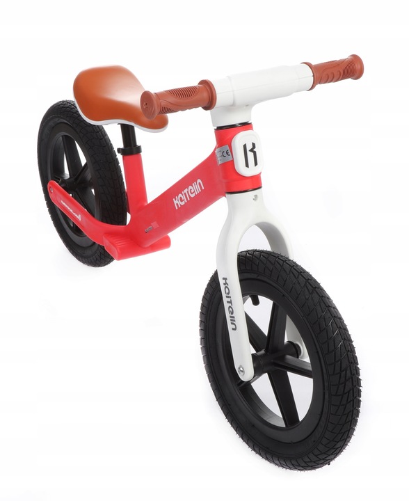 Rowerek biegowy Moderni-08 czerwony pompowane koła