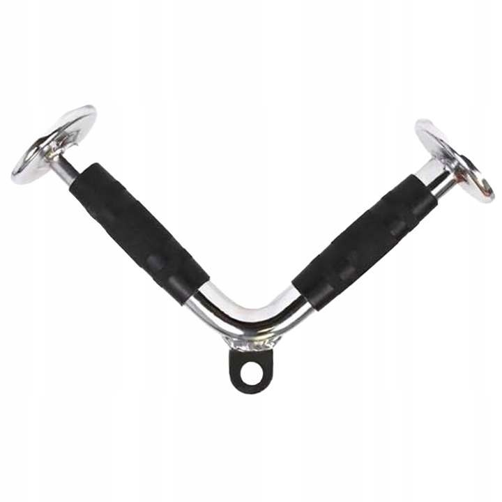 UCHWYT DO WYCIĄGU ATLASU ĆWICZEŃ GRYF V-BAR TRICEPS BICEPS TRÓJKĄT PODWÓJNY