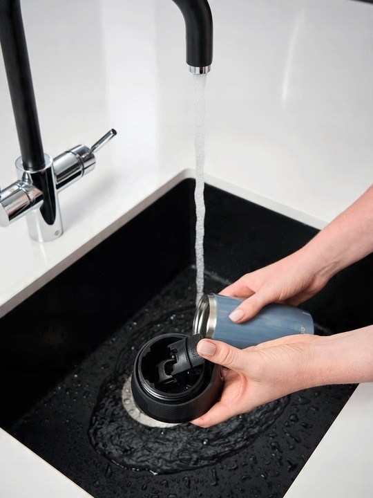 Kubek termiczny Contigo West Loop Mini 300ml - Niebieski metalik - Góry