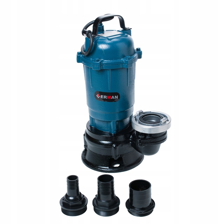 POMPA DO WODY BRUDNEJ SZAMBA Z ROZDRABNIACZEM FAST FIX + KOŃCÓWKI