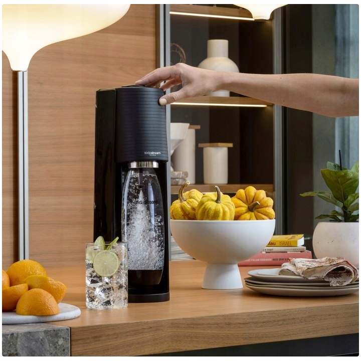 Saturator do wody Soda Stream TERRA Czarny + 2 butelki