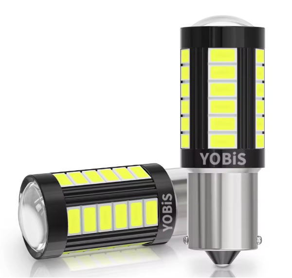 Żarówki P21W PROJEKTOR XENON BIAŁY BIAŁE LED Bardzo Mocne 6500 2szt.