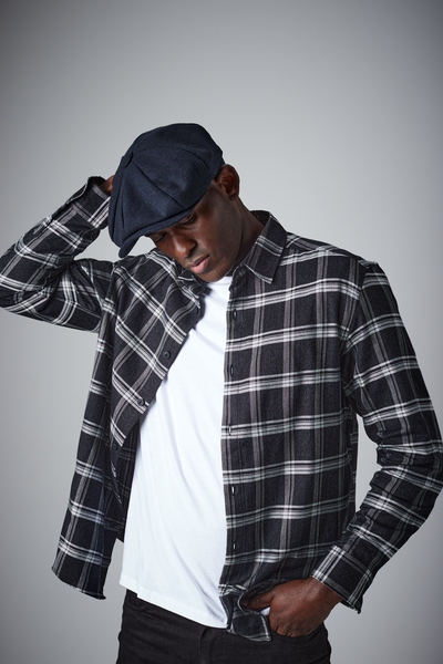 CZAPKA KASZKIET Z DASZKIEM JODEŁKA STYL RETRO L/XL