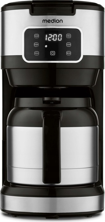 Ekspres przelewowy MEDION 1.25L 900W,Reg.aromatu,do 10 filiżanek,TERMOS