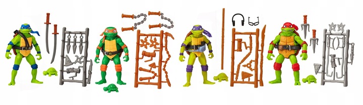 FIGURKA LEONARDO ŻÓŁWIE NINJA PLAYMATES MUTANT MAYHEM