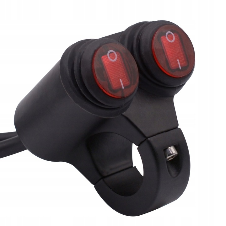 MOTOCYKLOWY 2x PRZEŁĄCZNIK WŁĄCZNIK CNC ALUMINIOWY