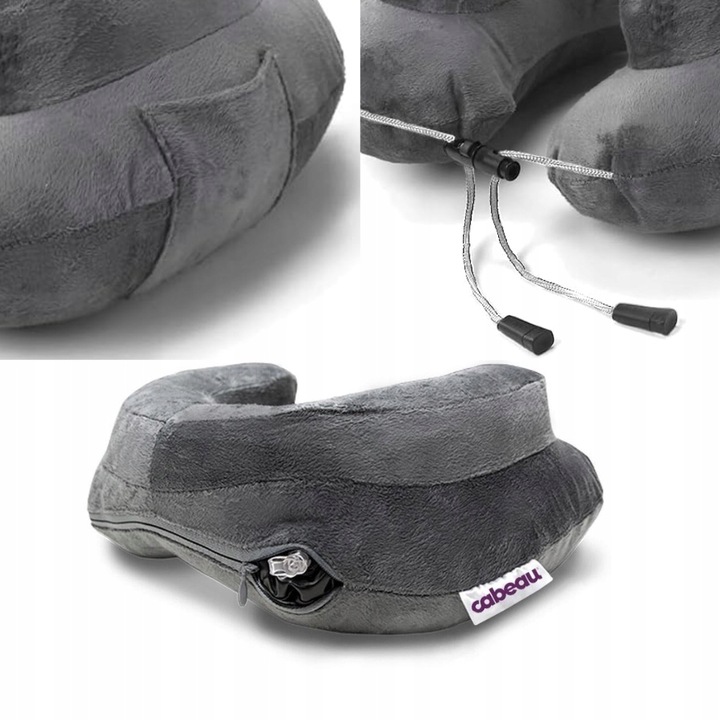 CABEAU AIR EVOLUTION PODUSZKA PODRÓŻNA ZAGŁÓWEK ROGAL NA SZYJĘ DMUCHANA