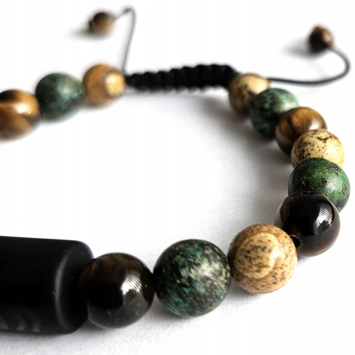 Bransoletka męska, znak zodiaku BARAN, REGULOWANA 17-24cm, Versatile