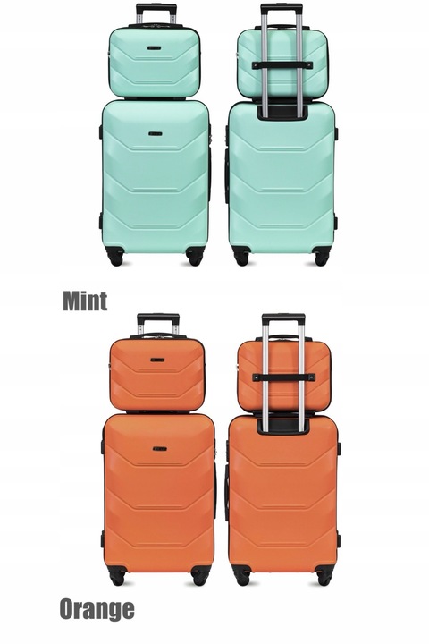 WALIZKA BLOOM XL 24 ŚREDNIA + XS KUFEREK KABINOWA PODRECZNA ABS 15 KOLORÓW