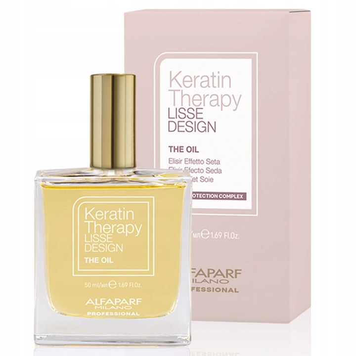 Alfaparf Keratin Therapy Lisse Design olejek wygładzający do włosów 50ml