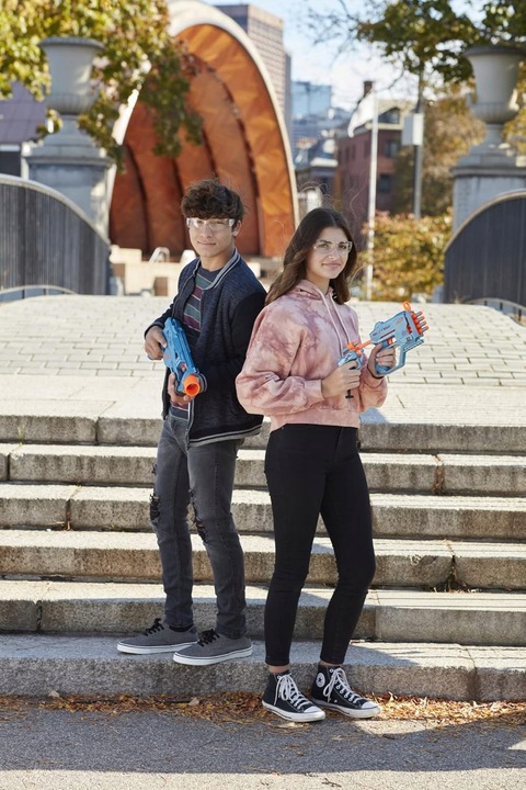 ZESTAW NERF ELITE 2.0 3 WYRZUTNIE PISTOLET KARABIN SHOTGUN I STRZAŁKI