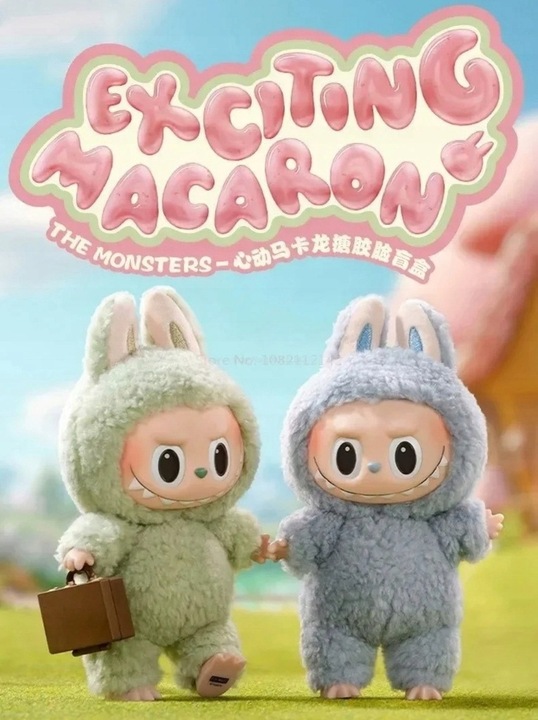 Labubu Pop Mart The Monsters Exciting Macaron Brelok
