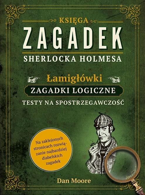 KSIĘGA ZAGADEK SHERLOCKA HOLMESA MOORE DAN KSIĄŻKA
