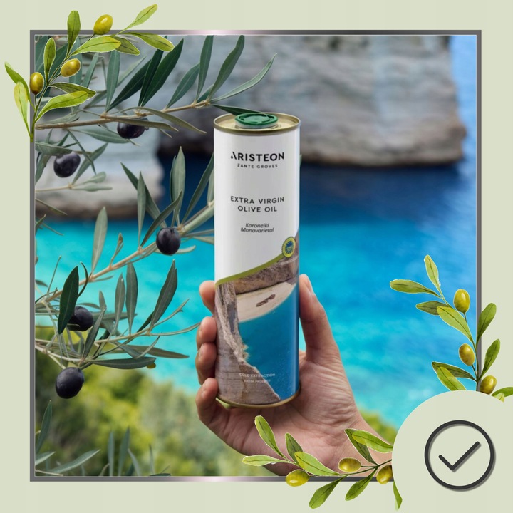 Oliwa z oliwek GRECKA tłoczona na zimno EXTRA VIRGIN Aristeon 0,5 litra