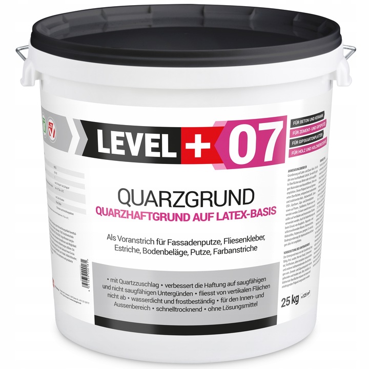 Grunt Kwarcowy 25kg Grunt Szczepny Level+07