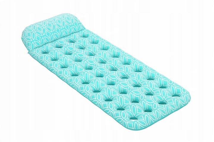 Duży Wygodny Materac Leżak Szezlong Dmuchany do Wody Pływania Basenu 43550