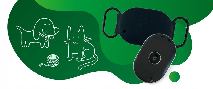 CALMEAN Pet Tracker Mini + obroża S/M GPS dla Psa