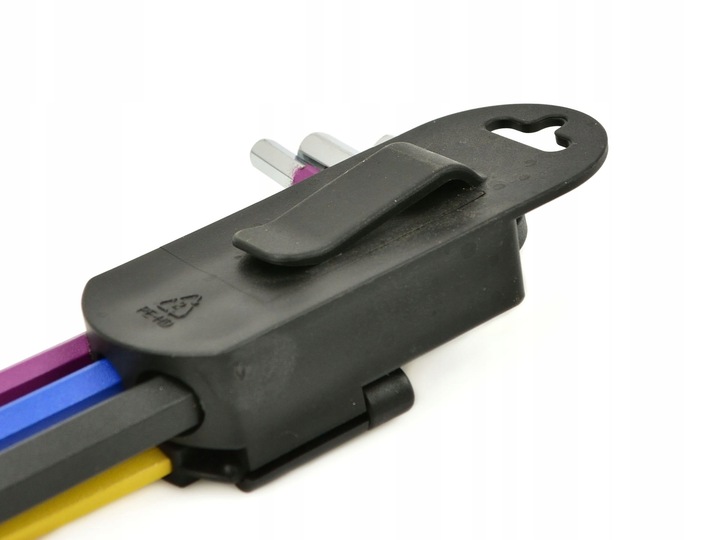 TVARDY ZESTAW KLUCZE IMBUSOWE IMBUSY DŁUGIE HEX 1.5-10mm 9sztuk KOLOR