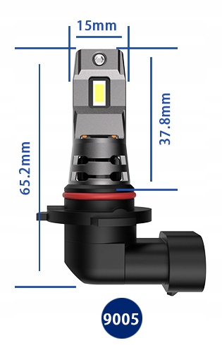 ŻARÓWKI LED i7s HB3 9005 CSP LIGHT +400% EMC E11 RETRIFY