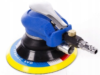 SZLIFIERKA OSCYLACYJNA PNEUMATYCZNA MIMOŚRODOWA 150mm Z WĘŻEM REGULACJA
