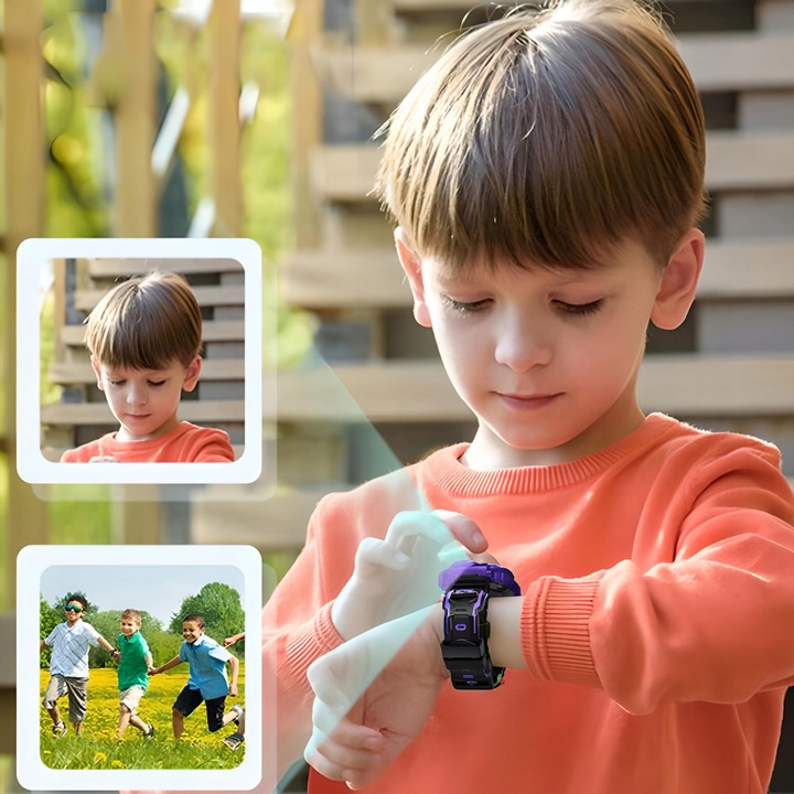 SMARTWATCH DLA DZIECI ZEGAREK GPS LOKALIZATOR SOS KARTA SIM LATARKA KAMERA