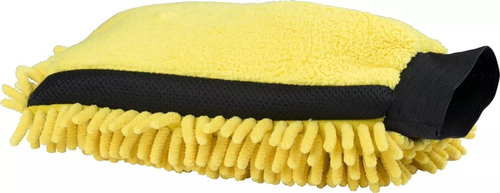 Rękawica do mycia auta samochodu z mikrofibrą frędzlami DUNLOP 2w1