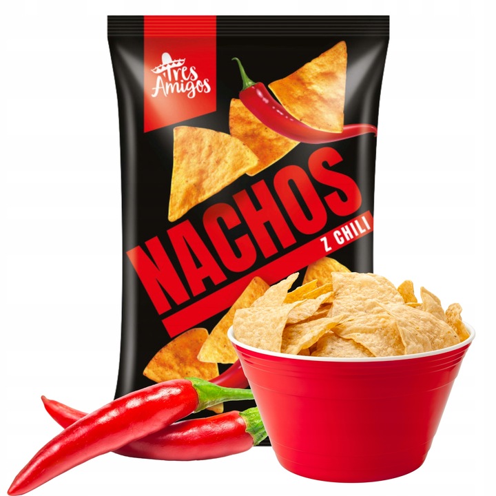 NACHOSY SEROWE BEKONOWE SOLONE PAPRYKOWE SALSA DIP SOS SEROWY POMIDOROWY