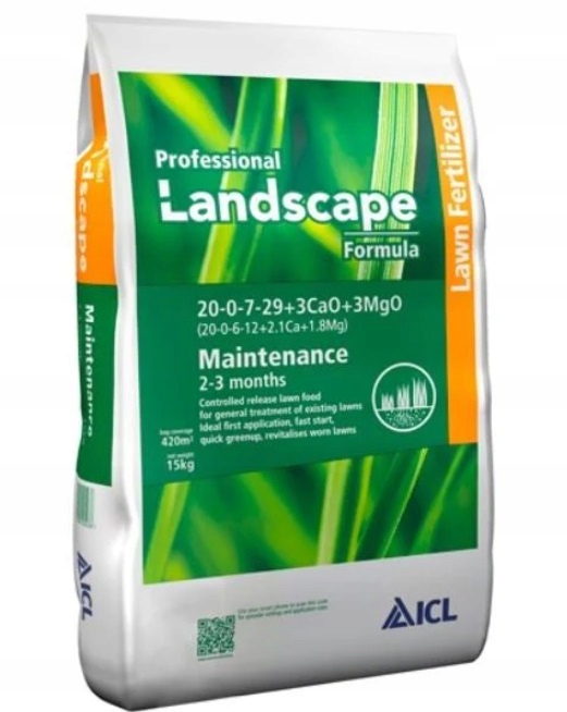 Landscaper Pro Maintenance Nawóz Trawnika Trawy 25-06-12 15kg 2-3 Miesiące