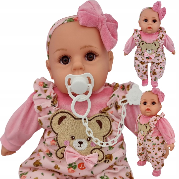 LALKA BOBAS MÓWI I ŚPIEWA PO POLSKU 45CM+SMOCZEK_73