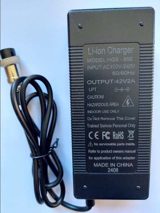 ŁADOWARKA DO HULAJNOGI MOTUS 8.5 PRO LITE TECHLIFE X5 X5S 42V 2A