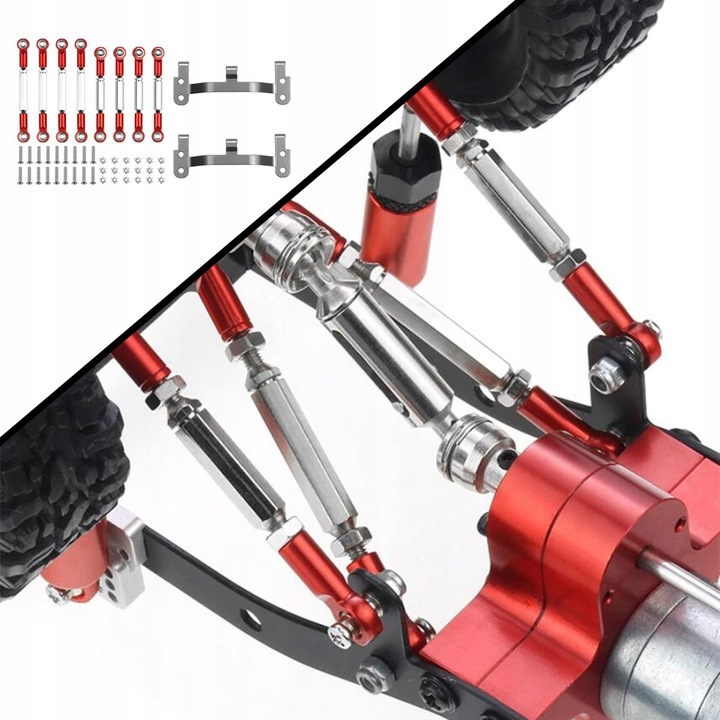 RC Car Pull Rod Base Drążek ściągający 1:12 dla MN D90 D91 MN99S Truck