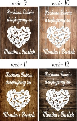 PODZIĘKOWANIE DLA DZIADKÓW PREZENT DLA BABCI DZIADKA RAMKA XXL 30X40 DUŻA