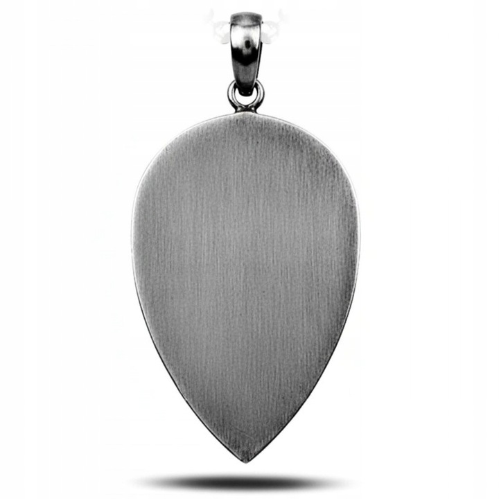 Męska zawieszka tarcza i słowiański symbol ośmioramienny oksydowane srebro