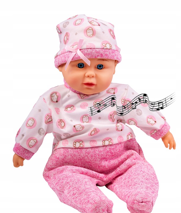 LALKA BOBAS DZIDZIUŚ MÓWIĄCY INTERAKTYWNA ZABAWKA 44cm GRATIS PIERŚCIONEK