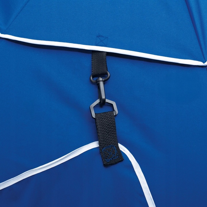 PARASOL PLAŻOWY Ogrodowy z POKROWCEM Niebieski DUŻY Tadar Deluxe XL 240 cm