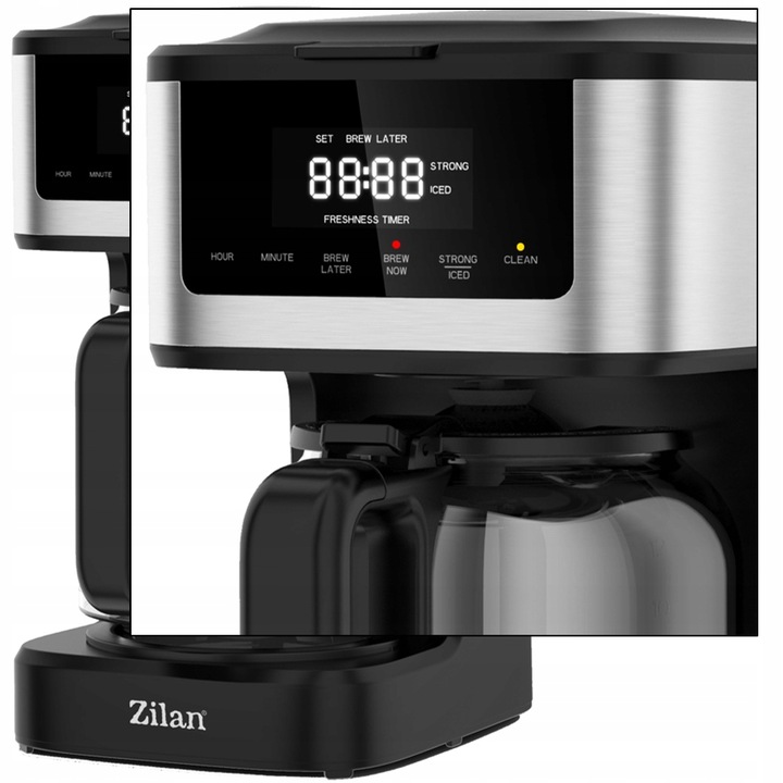 EKSPRES DO KAWY PRZLEWOWY 900W 1,8L PANEL DOTYKOWY