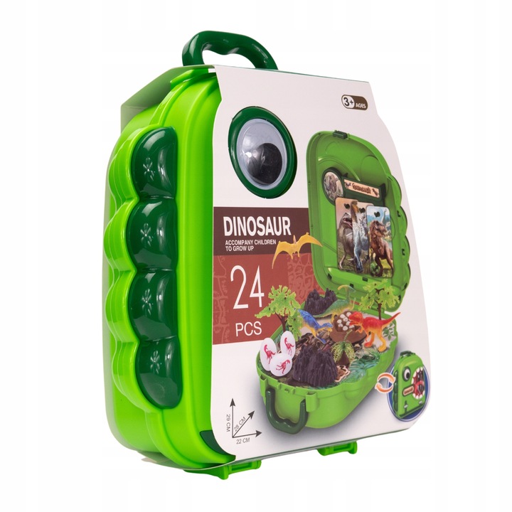 Zestaw Dinozaury w Plecaku - Przenośny Świat Dinozaurów