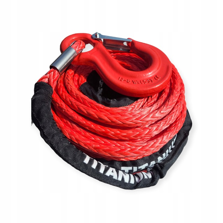 LINA SYNTETYCZNA DO WYCIĄGARKI 12mm 24m SYNTETYK 4X4