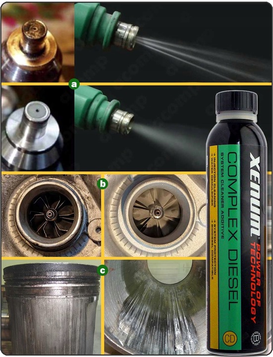XENUM Complex Diesel wtryski/pierścienie/Turbo/DPF