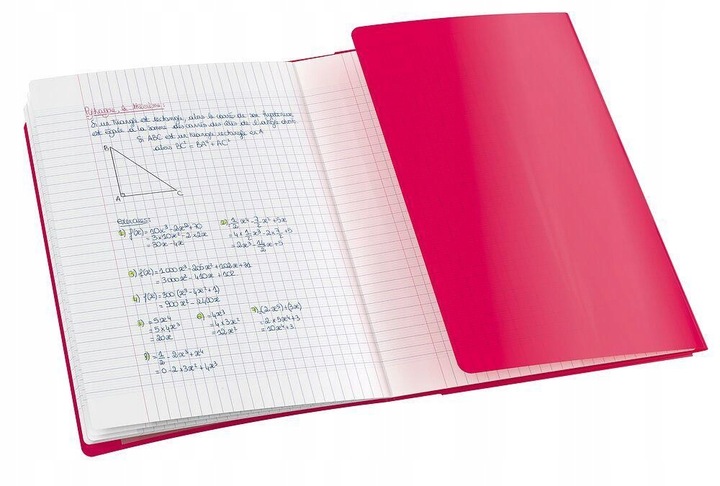 Zeszyt z okładką PP A4 60 kartek w kratkę OXFORD Easybook ZESTAW 8 kolorów