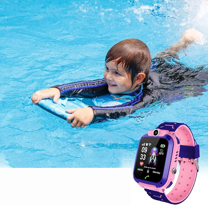 INTELIGENTNY ZEGAREK DLA DZIECI SMARTWATCH LBS TELEFON SOS IP67 DLA